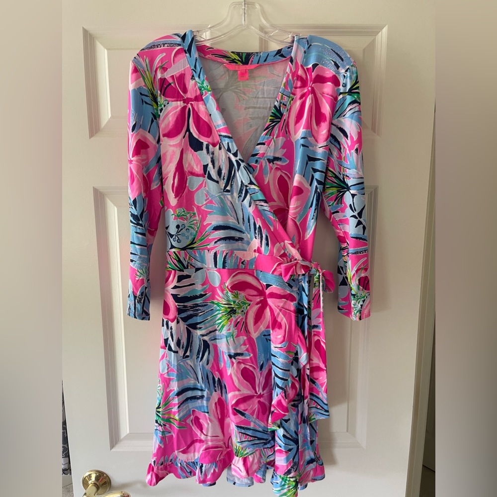 Lilly Pulitzer Jess a lynne wrap romper